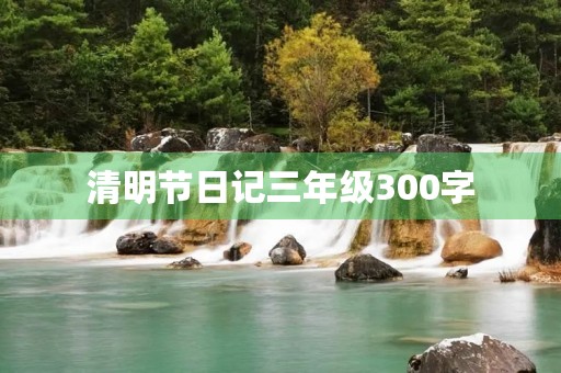 清明节日记三年级300字