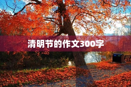 清明节的作文300字