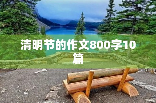清明节的作文800字10篇