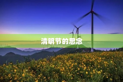 清明节的思念