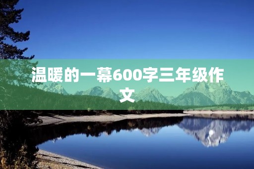 温暖的一幕600字三年级作文 温暖的一幕600字三年级作文