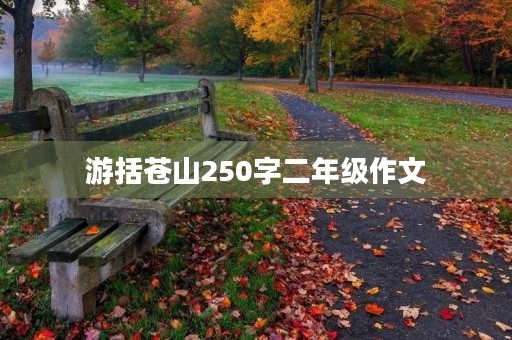游括苍山250字二年级作文