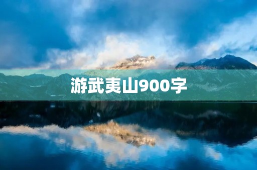 游武夷山900字