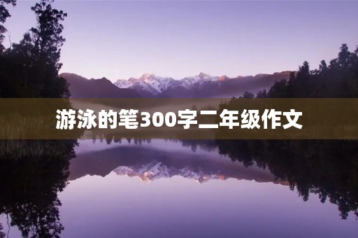 游泳的笔300字二年级作文