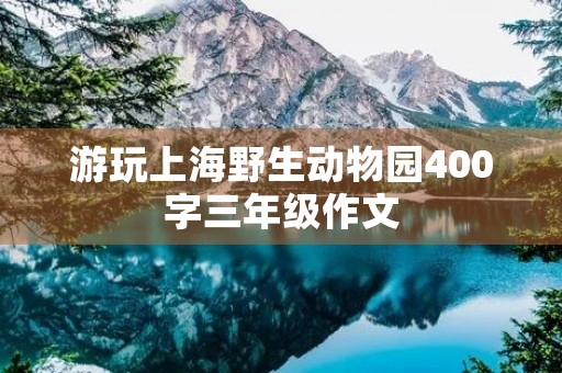 游玩上海野生动物园400字三年级作文 游玩上海野生动物园400字三年级作文