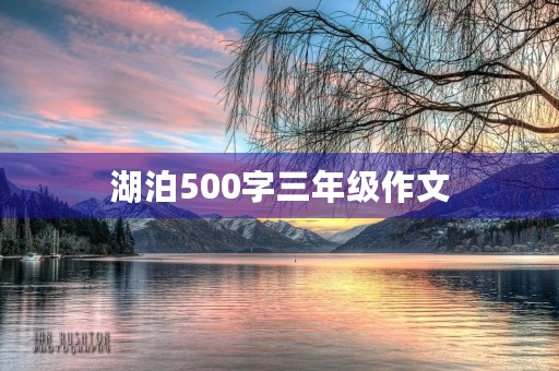湖泊500字三年级作文