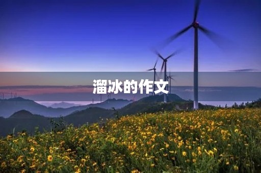溜冰的作文