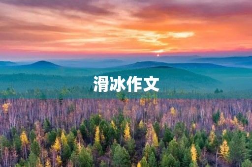 滑冰作文