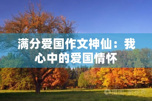 满分爱国作文神仙:我心中的爱国情怀 满分爱国作文神仙:我心中的爱国情怀