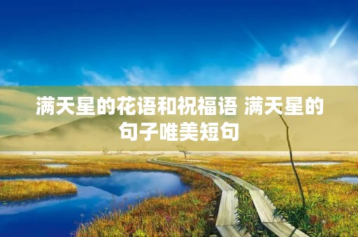 满天星的花语和祝福语 满天星的句子唯美短句
