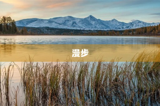漫步