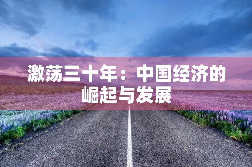 激荡三十年：中国经济的崛起与发展