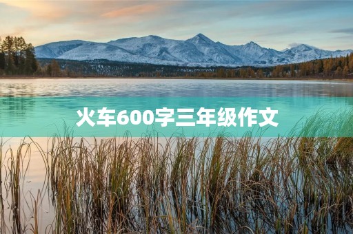 火车600字三年级作文 火车600字三年级作文