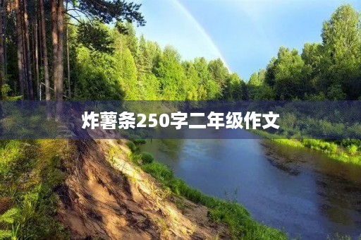 炸薯条250字二年级作文