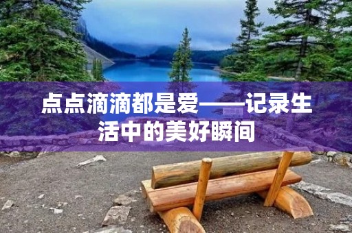 点点滴滴都是爱——记录生活中的美好瞬间