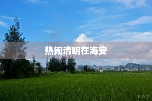 热闹清明在海安