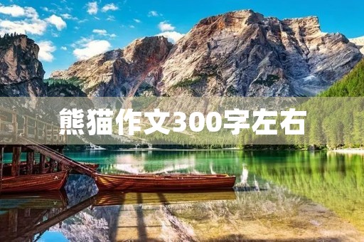 熊猫作文300字左右