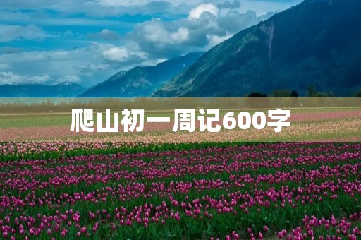 爬山初一周记600字 爬山初一周记600字