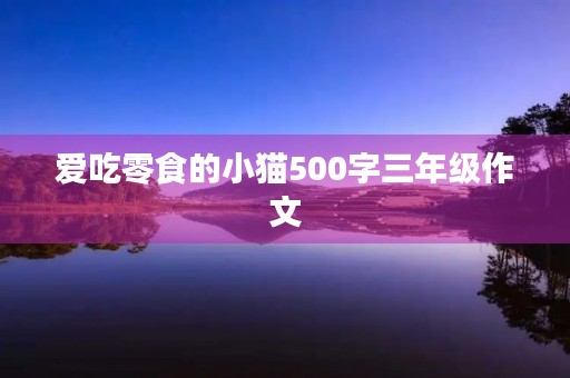 爱吃零食的小猫500字三年级作文 爱吃零食的小猫500字三年级作文