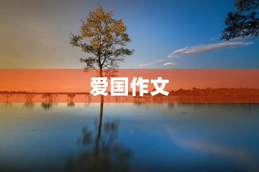 爱国作文