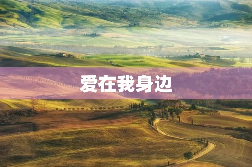 爱在我身边，温暖我心