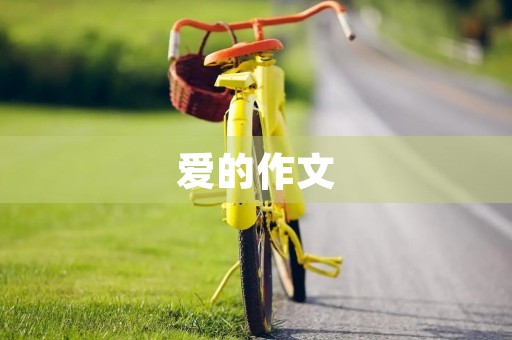 爱的作文 爱的作文