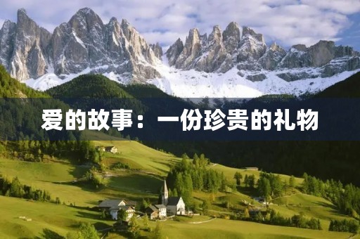 爱的故事:一份珍贵的礼物 爱的故事:一份珍贵的礼物