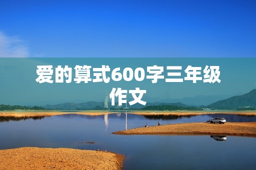 爱的算式600字三年级作文