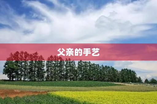 父亲的手艺，父爱的味道