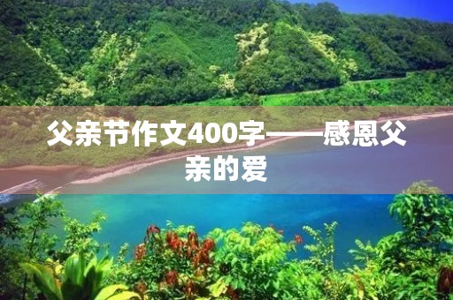 父亲节作文400字——感恩父亲的爱