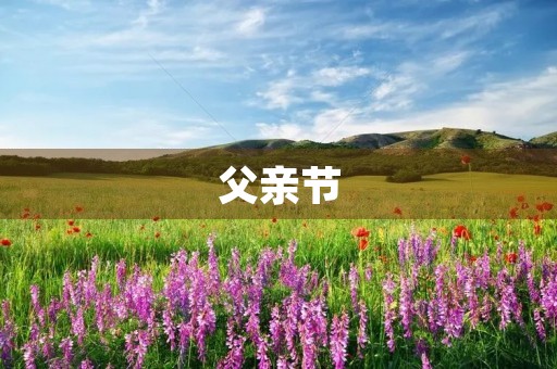 父亲节，不仅仅是一个节日