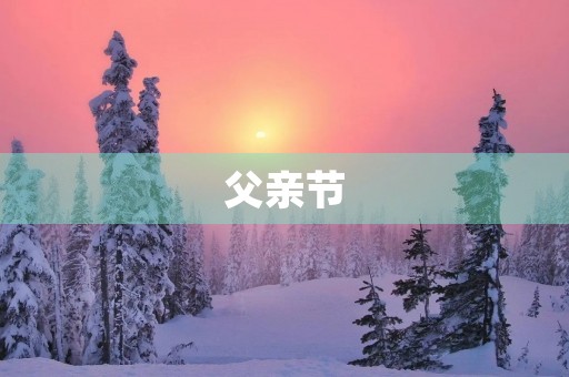 父亲节，感恩与陪伴