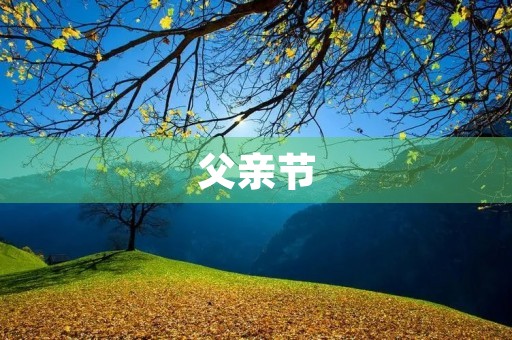 父亲节,我的父亲 父亲节,我的父亲