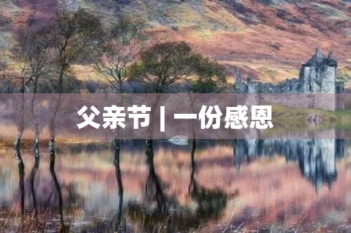 父亲节 | 一份感恩,一份陪伴 父亲节 | 一份感恩,一份陪伴