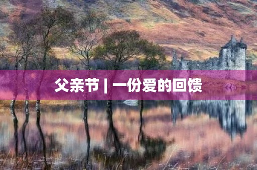 父亲节 | 一份爱的回馈