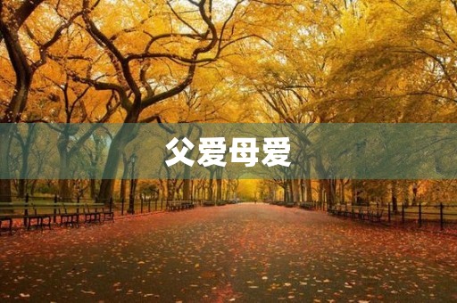 父爱母爱,浓浓的亲情 父爱母爱,浓浓的亲情