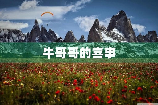 牛哥哥的喜事 牛哥哥的喜事