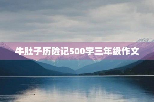 牛肚子历险记500字三年级作文
