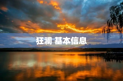 狂澜 基本信息(拼音、读音等)(狂澜的拼音)