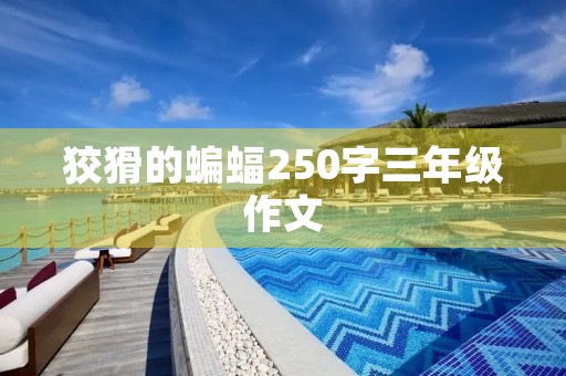 狡猾的蝙蝠250字三年级作文