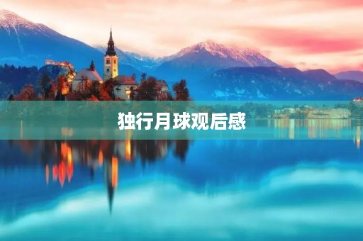 独行月球观后感