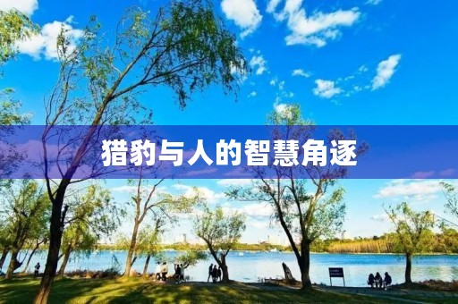 猎豹与人的智慧角逐 猎豹与人的智慧角逐