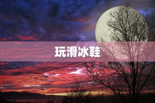 玩滑冰鞋