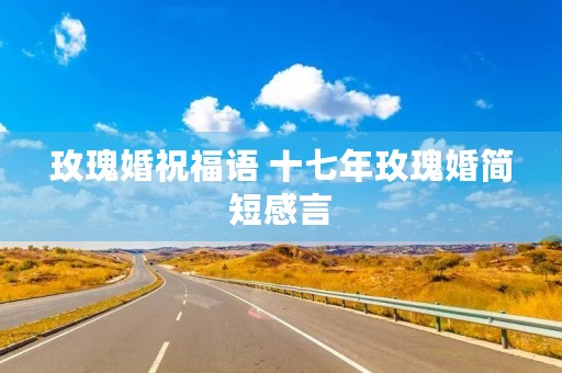 玫瑰婚祝福语 十七年玫瑰婚简短感言