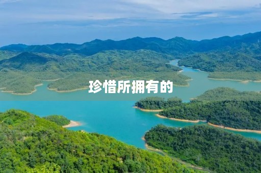 珍惜所拥有的 珍惜所拥有的