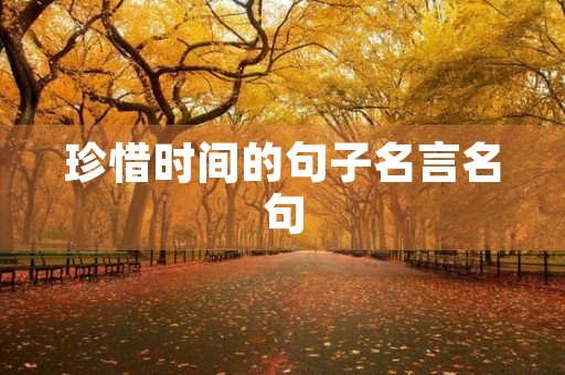 珍惜时间的句子名言名句(珍惜时间的句子名言名句有哪些) 珍惜时间的句子名言名句(珍惜时间的句子名言名句有哪些)