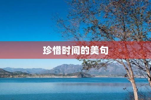 珍惜时间的美句,珍惜时光句子精辟 珍惜时间的美句,珍惜时光句子精辟
