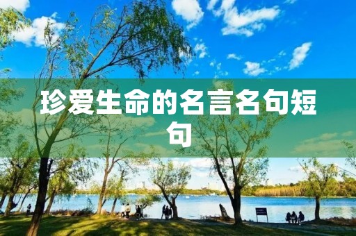 珍爱生命的名言名句短句(珍爱生命的名言名句短句大全) 珍爱生命的名言名句短句(珍爱生命的名言名句短句大全)