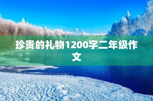 珍贵的礼物1200字二年级作文