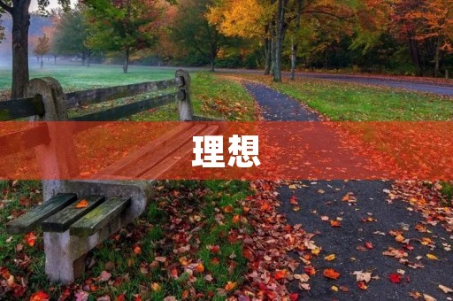 理想，是前行的动力